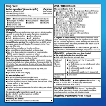 Amazon Basic Care Naproxen Sodium 220 mg Pain Reliever 300 Count