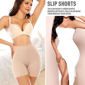 Comfortable Seamless Boyshorts for Tummy Control
