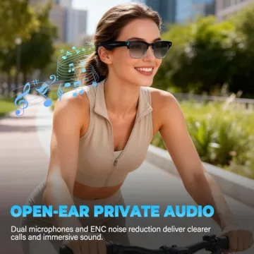 SGUKZF Smart Glasses: 4K Camera, AI Assistant, Bluetooth Audio