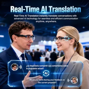 SGUKZF Smart Glasses: 4K Camera, AI Assistant, Bluetooth Audio