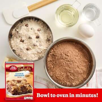 Betty Crocker Delights Cookie Brownie Bar Mix 17.4 oz