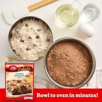 Betty Crocker Delights Cookie Brownie Bar Mix 17.4 oz