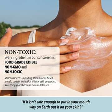 3rd Rock Essentials | Sunblock® SunScreen Lotion SPF 35+ | All Natural Organic Zinc Unscented Sunscreen for Sun Protection | All Natural Personal Care (3.3 oz | Single)