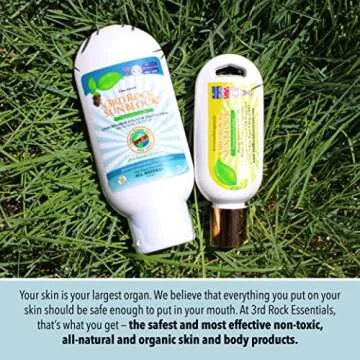 3rd Rock Essentials | Sunblock® SunScreen Lotion SPF 35+ | All Natural Organic Zinc Unscented Sunscreen for Sun Protection | All Natural Personal Care (3.3 oz | Single)