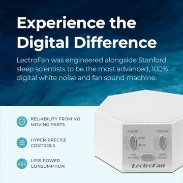 LectroFan Classic White Noise Machine for Sleep & Travel