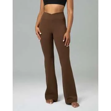 Colorfulkoala Women's Dreamlux Flare Leggings for Comfort