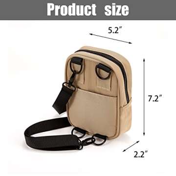 Crossbody Bag Sling Purse for Women Men Travel,Crossbody bags for Women Trendy,Fanny Packs for Women...