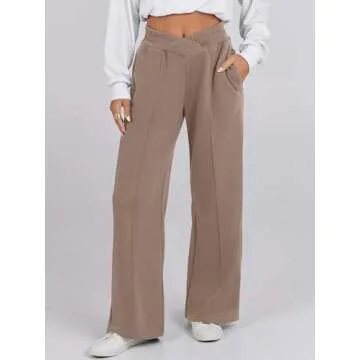 Trendy ANRABESS Women's High Waist Joggers for Fall