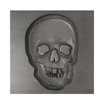 Large Skull 3D Graphite Ingot Mold for Metal Casting