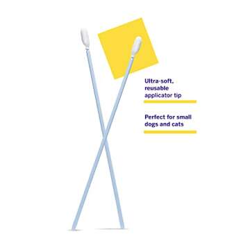 Petsmile Professional Pet Toothpaste Applicator Swabs - Cat & Dog Toothbrush Alternative - Dental Care for Small & Large Pets - Cat & Dog Teeth Cleaning - Dog Toothpaste Not Included (50 Swabs)