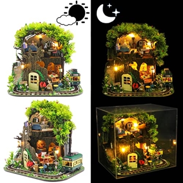 Spilay DIY Miniature Dollhouse Kit - Forest Secret House