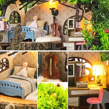 Spilay DIY Miniature Dollhouse Kit - Forest Secret House
