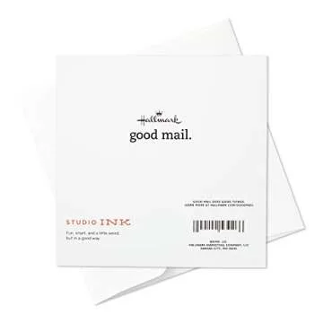 Hallmark Good Mail Wedding, Bridal Shower Card (Rings)