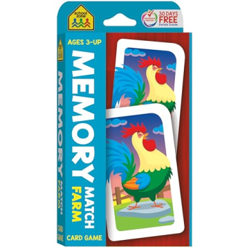Farm Card Game for Preschool Ages 3+