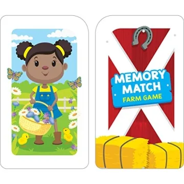 Farm Card Game for Preschool Ages 3+