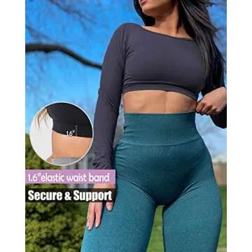 Danysu Backless Top for Women Open Back Trendy Crop Workout Tops Long Sleeve Sexy Cut Out Shirts Tee Bra Gym Clothes Volcano Ash M