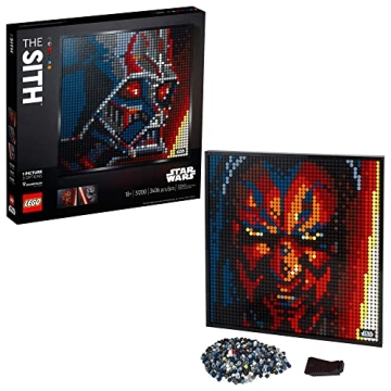 LEGO Art Star Wars The Sith 31200 Creative Sith Lord Building Kit; an Elegant Piece for Adults who L...