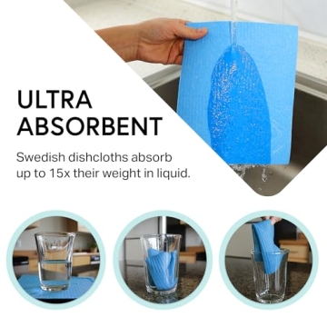 Swedish Wholesale DishCloths Eco-Friendly 10 Pack Cleaning Set