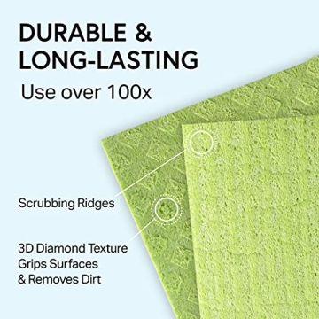 Swedish Wholesale DishCloths Eco-Friendly 10 Pack Cleaning Set