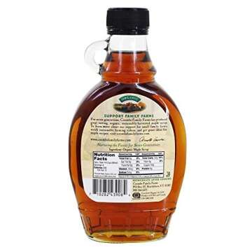 Coombs Family Farms Maple Syrup, Organic Grade A, Dark Color, Robust Taste, 8 Fl Oz