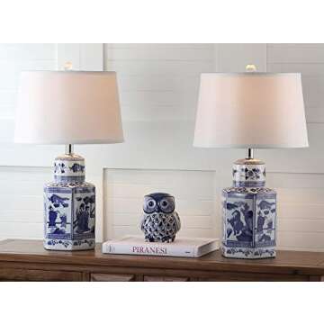 Elegant SAFAVIEH Judy Chinoiserie Lamps Set of 2 for Home