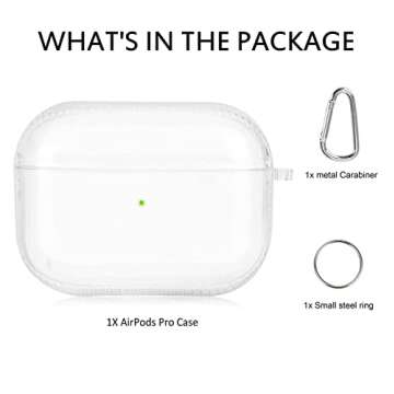 KOREDA AirPods Pro Protective Cover - Soft & Clear Case