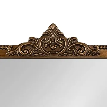 Kate and Laurel Hubanks Antique Gold Decorative Mirror