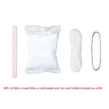 MILIVIXAY Hexagon Pillar Candle Mold-Width:2.28 inch,Height:6.10 inch-Durable PC Candle Mold for Making Candles