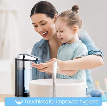 Secura Touchless 17oz Soap Dispenser for Modern Homes