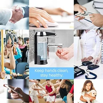 Secura Touchless 17oz Soap Dispenser for Modern Homes