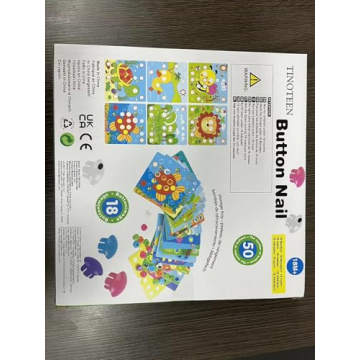 Educational Button Art Toy for Toddlers and Preschoolers