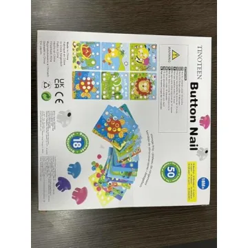 Educational Button Art Toy for Toddlers and Preschoolers
