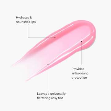 TULA Skin Care Rose Glow + Get It Lip Balm - Hydrating Peptide Lip Treatment with Hyaluronic Acid & ...