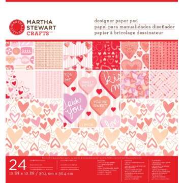 Martha Stewart Crafts Valentine Paper Pad