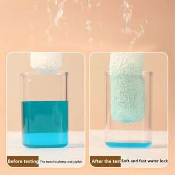 BLACKCROWN 4 Holes Towel Mask Reusable Face Towel Mask Cold Hot Compress Facial Steamer Moisturizing...