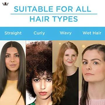 Denman Small Hair Extension Brush for Detangling Natural & Synthetic Hair Extensions & Wigs, D80S