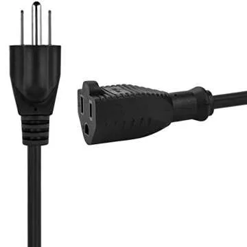 ClearMax Power Extension Cord Set - 18AWG, 10 Count