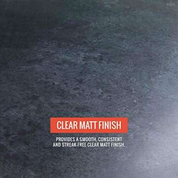 H-SEAL Concrete COUNTERTOP/WORKTOP Sealer | Food Safe/Grade | High Temp | Matte Finish | Waterproof | UV Resistant (1 Liter)