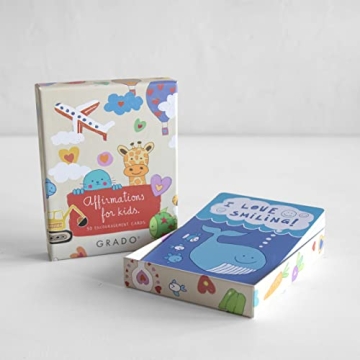 30 Mindfulness Affirmation Cards for Kids - Boost Confidence & Emotional Growth