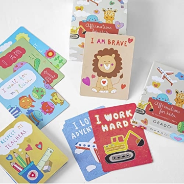 Kids Mindfulness Affirmation Cards for Confidence & Growth