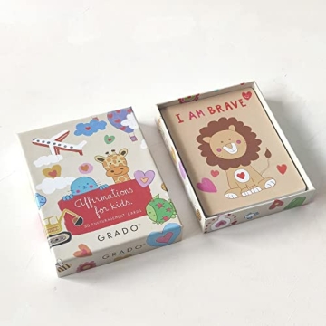 Kids Mindfulness Affirmation Cards for Confidence & Growth