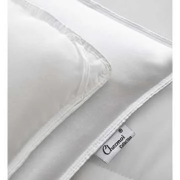 Chezmoi Collection Queen Size 88"x88" White Down Alternative Comforter Duvet Insert - Corner Tabs, Double Stitches, Piped Edges, Siliconized Fiber