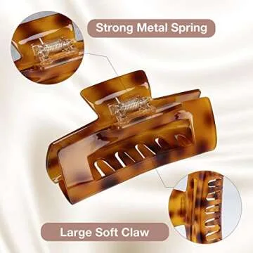 Lolalet Hair Clips for Thick Hair – Strong Hold & Stylish