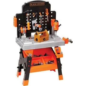 Kids Black+Decker Workbench - 75 Tools Workshop