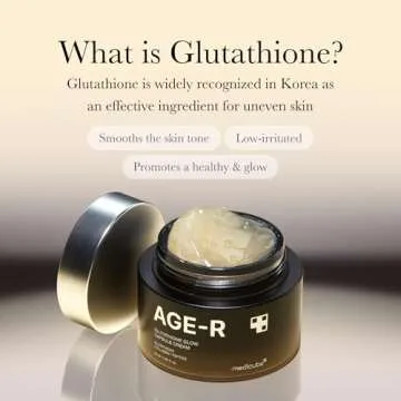 medicube AGE-R Glutathione Glow Capsule Facial Cream - Instant Lifting Moisturizer - Collagen Peptide For Hydrating Glow - Improve Blemishes, Uneven Skin Tone - Korean Skin Care 1.69 fl.oz