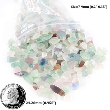 Hilitchi Natural Quartz Stones Vibrant Decorative Gravel 1lb