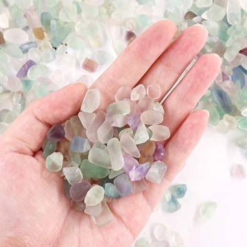 Hilitchi Natural Quartz Stones Vibrant Decorative Gravel 1lb