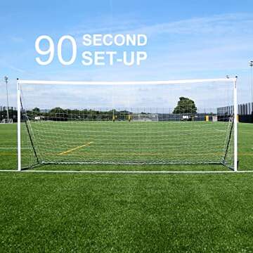 QUICKPLAY Kickster Elite Portable Soccer Goal for Training
