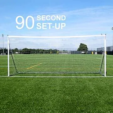 QUICKPLAY Kickster Elite Portable Soccer Goal for Training