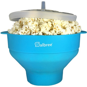 Salbree Microwave Popcorn Popper - Healthy Oil-Free Snack